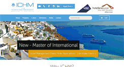 Desktop Screenshot of ichm.edu.au
